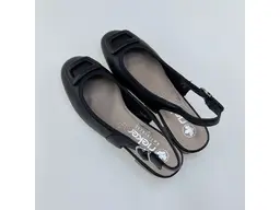 Dámske sandále Rieker 43456-00 – Čierny komfort s technológiou Antistress