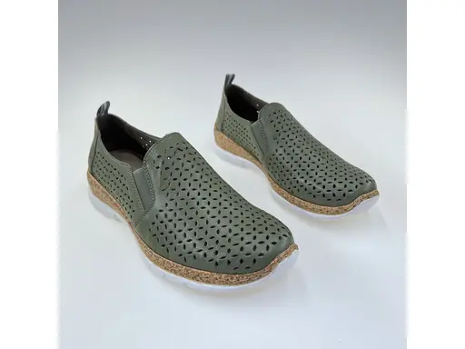 Dámske mäkučké kožené mokasíny Rieker N4251-52 – Letná ľahkosť a hravý dizajn