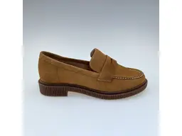 Dámske hnedé kožené mäkučké mokasíny K3712/GR-40