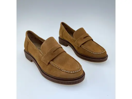 Dámske hnedé kožené mäkučké mokasíny K3712/GR-40