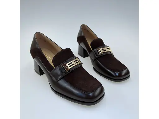 Dámske hnedé kožené mäkučké mokasíny K3697Z/4516-40