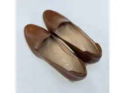 Dámske koňakové kožené mäkučké lodičky K3328X/3510-38B