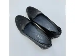 Dámske čierne kožené mäkučké poltopánky K3328/3510-60B