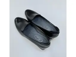 Dámske čierne kožené mäkučké poltopánky K3328X/3510-60H