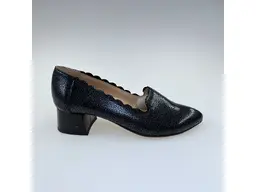 Dámske čierne kožené mäkučké lodičky K3476/3513-60O