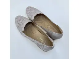 Dámske béžové kožené mäkučké poltopánky K3477/3510M-108-15