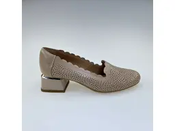 Dámske béžové kožené mäkučké lodičky K3477/3510M-15C