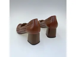 Dámske hnedé kožené mäkučké lodičky K3699/5512-40