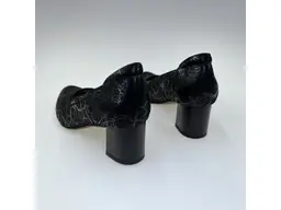 Dámske čierne kožené mäkučké lodičky K3624/5032-60M