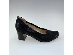 Dámske čierne kožené mäkučké lodičky K3624/5032-60M