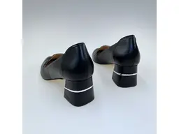 Dámske čierne kožené mäkučké lodičky K3475/5031OB-60H