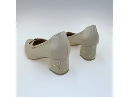 Dámske béžové kožené mäkučké lodičky K3722/5027JOB-15