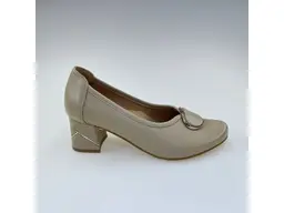 Dámske béžové kožené mäkučké lodičky K3722/5027JOB-15