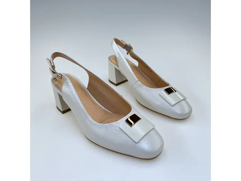 Dámske ekri kožené mäkučké sandálky PULL-583-14