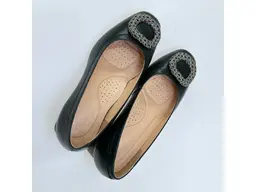 Dámske zelené kožené mäkučké lodičky PULAF-1536-50