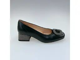 Dámske zelené kožené mäkučké lodičky PULAF-1536-50