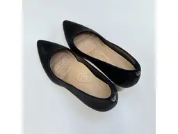 Dámske čierne kožené mäkučké lodičky PULAF1606-60