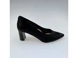 Dámske čierne kožené mäkučké lodičky PULAF1606-60