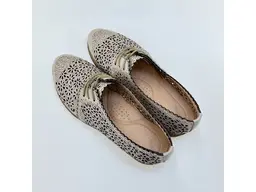 Dámske béžové kožené mäkučké mokasíny PULAF1114-15