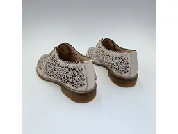 Dámske béžové kožené mäkučké mokasíny PULAF1114-15