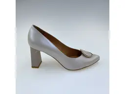 Dámske béžové kožené mäkučké lodičky A7054-15P