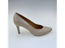 Dámske béžové kožené mäkučké lodičky A4767-15P