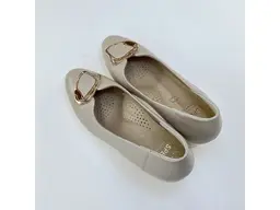 Dámske béžové kožené mäkučké lodičky ASPKX2885-15