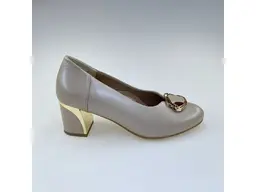 Dámske béžové kožené mäkučké lodičky ASPKX2885-15