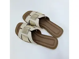 Dámske zlaté kožené mäkučké vsuvky ASP2150-au