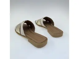 Dámske zlaté kožené mäkučké vsuvky ASP2150-au