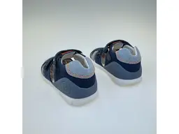 Detské modré pohodlné vzdušné sandálky 262123-A556-90