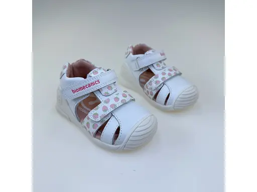 Detské biele pohodlné vzdušné sandálky 262107-B050-10