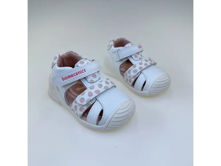 Detské biele pohodlné vzdušné sandálky 262107-B050-10