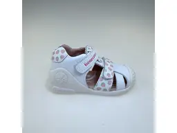 Detské biele pohodlné vzdušné sandálky 262107-B050-10