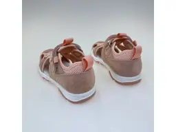 Detské ružové letné pohodlné sandálky Daria nude