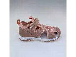 Detské ružové letné pohodlné sandálky Daria nude
