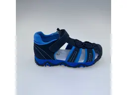 Detské modré letné pohodlné sandálky Fredo navy