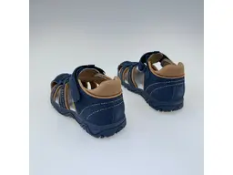 Detské modré letné pohodlné sandálky Fredo brown