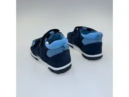 Detské modré letné pohodlné sandálky Tory denim