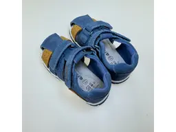 Detské modré letné pohodlné sandálky Elias blue