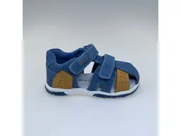 Detské modré letné pohodlné sandálky Elias blue