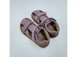 Detské ružové letné pohodlné barefoot sandále Hana purple
