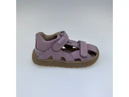 Detské ružové letné pohodlné barefoot sandále Hana purple