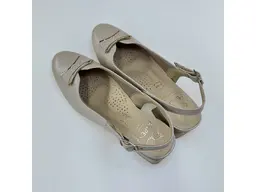 Dámske béžové letné kvalitné sandálky ASPKX2912BL/D590-15