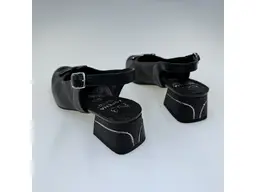 Dámske čierne letné kvalitné sandálky ASPKX2912BL/D590-60