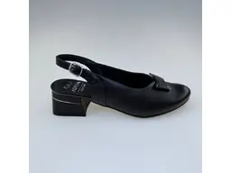 Dámske čierne letné kvalitné sandálky ASPKX2912BL/D590-60