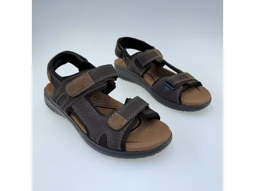 Pánske hnedé letné kvalitné sandálky 26450-26