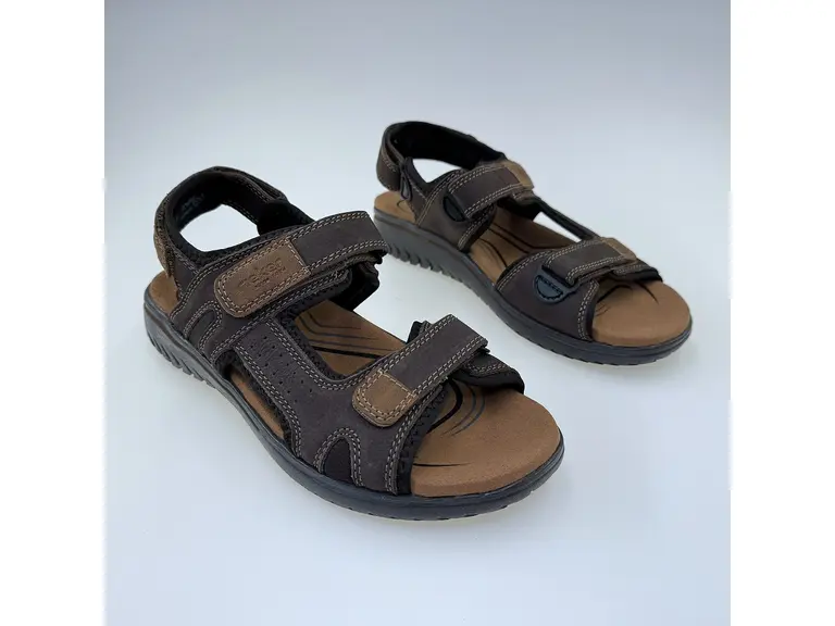 Pánske hnedé letné kvalitné sandálky 26450-26