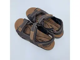 Pánske hnedé letné kvalitné sandálky 26450-26
