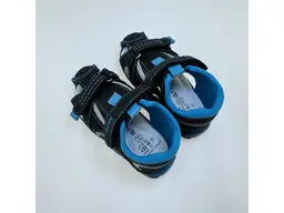 Detské čierne letné pohodlné sandálky Lorenzo black